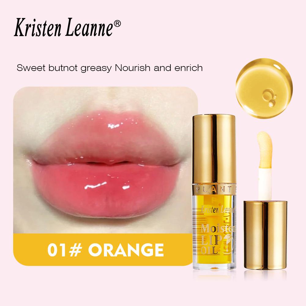 KRISTEN LEANNE Makeup Temperature Change Water Light Lip Oil Water Locking Moisturizing Moisturizing Lip Gloss Hydrating Lip Glaze 3ML