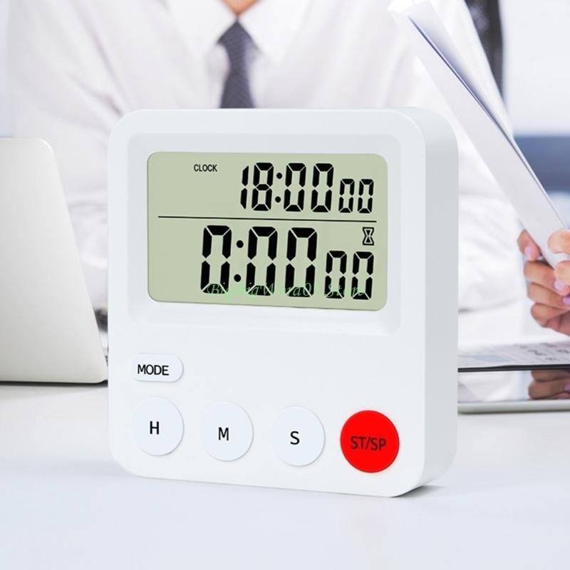 24TE Countdown Timer with Magnet for Home Bedroom Office Alarm Clock Digital Timer