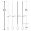1/4Pcs Straw Cleaner Brush 4 Diameters Full Coverage Bristles Extra Long Pipe Straw Cleaners Brush For Tumbler Sippy Cup Kettle