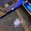 ADI1 Led Car Door Light Luces Projector For Alphard 2011-2024 Vellfire 20/30 Series Decoration Styling Modification Accessorie