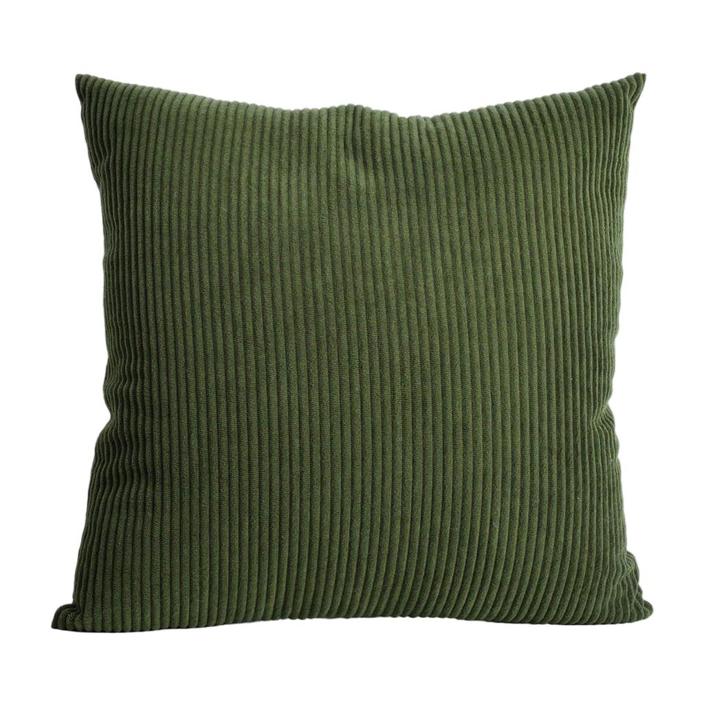 Fine Stripe Corduroy Throw Pillow Cover For Living Room Sofa