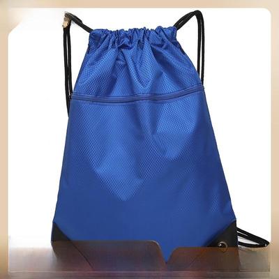 Custom Nylon Lightweight Solid Color Drawstring Sports Backpack