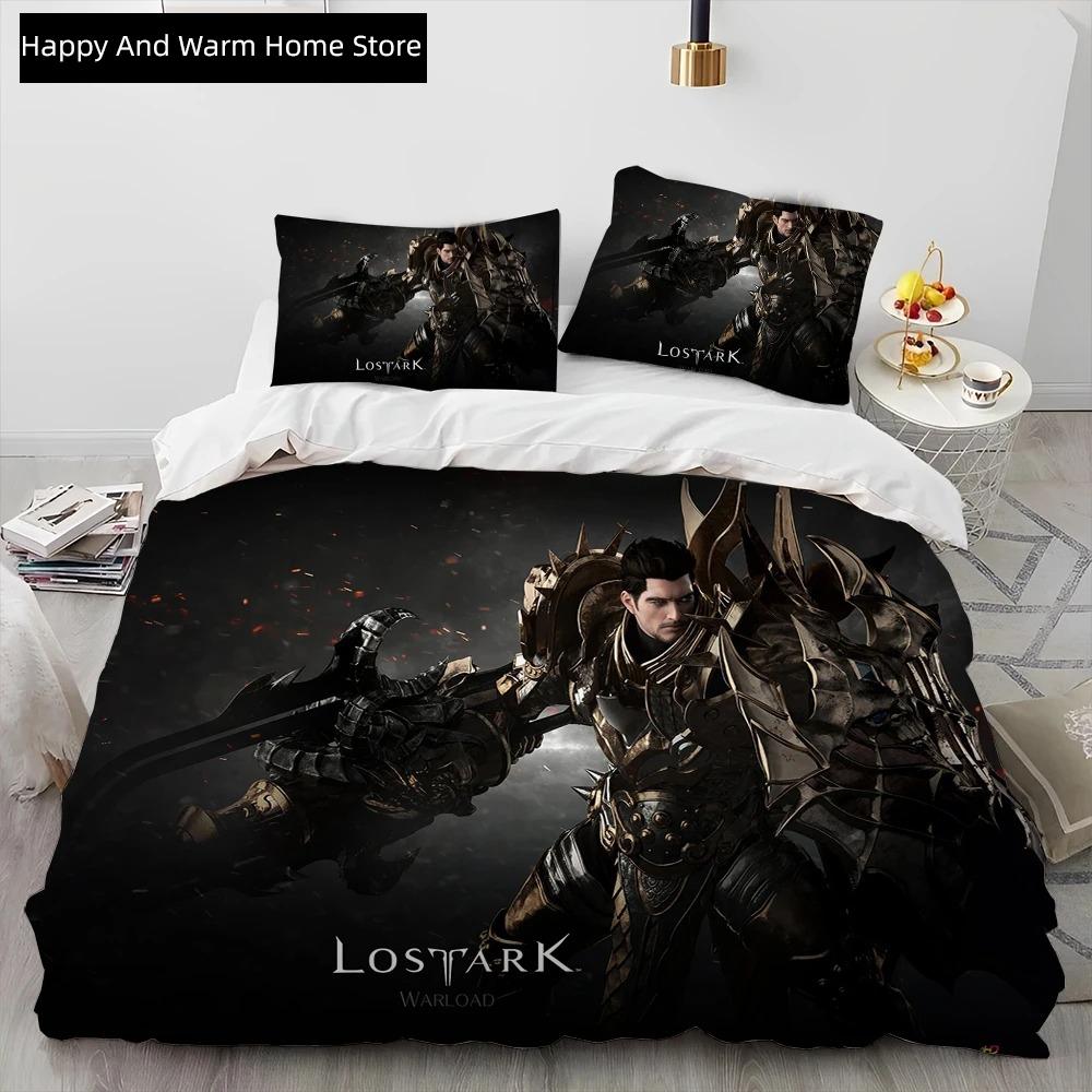 

Comforter 3D Lost Ark Game Gamer Cartoon Comforter Bedding Set Bed Set King Queen Size Bedding Set Boys Comforter (quilt)-EU Single(135*200cm)3pcs
