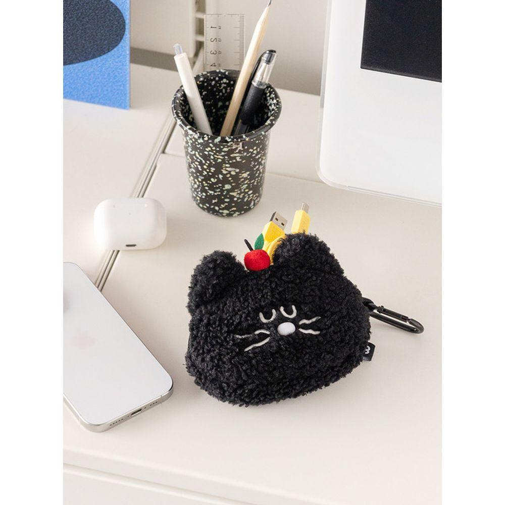 Romane Brunch Brother Moguri Buckle Card Wallet