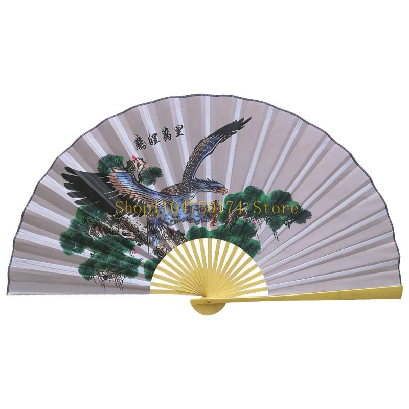 Velký dekorační závěsný vějíř Tradiční skládací bambusový vějíř pro nástěnnou dekoraci nejlepší prodej