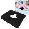 T Shape Opening Foam Cushion Washable Triangular Inclined Plane Gel Memory Foam Seat for Elderly Bedridden Black