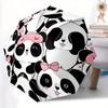 1pc Panda, Cute Automatic Folding Umbrella, Portable & Foldable Design with 8 Ribs, Casual Outdoor Accessory Yy250805060
