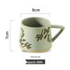 Nordic Retro Ceramic Christmas Mug - Office & Breakfast Coffee Cup