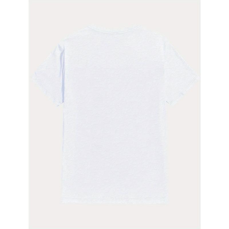 European Sizes Fun French Men's Short Sleeve T-shirt Summer T-shirt Top