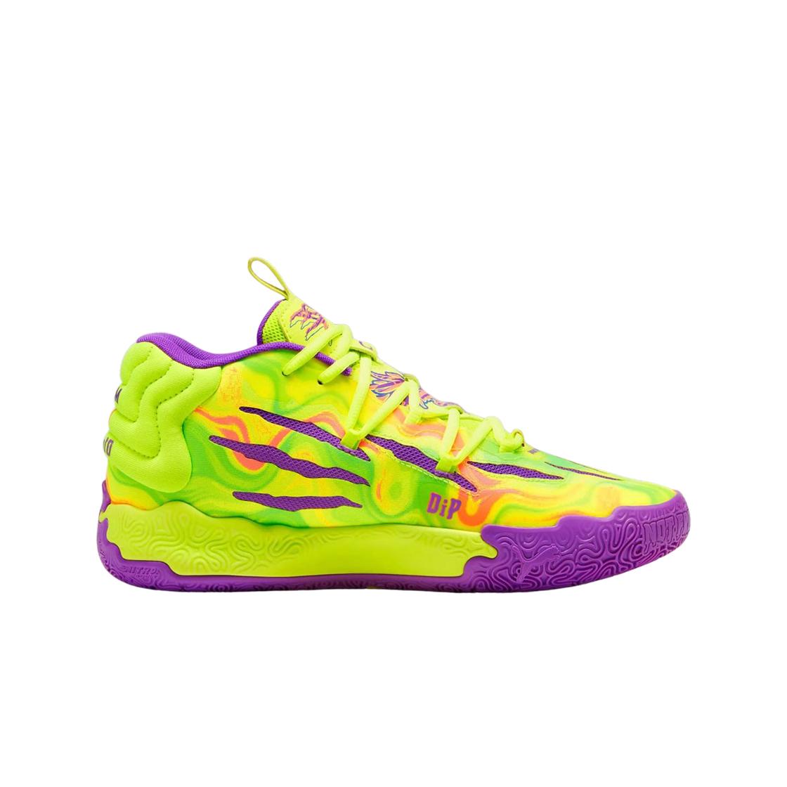

Puma Mb.03 Lamelo Ball Safety Yellow Purple Glimmer 295