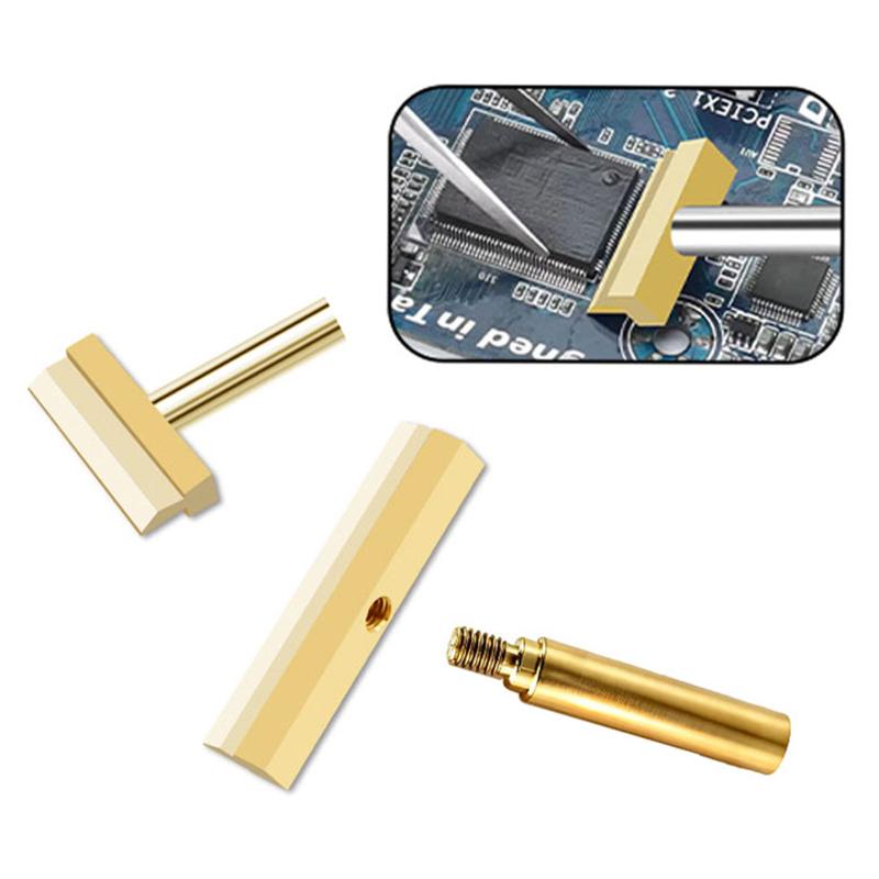 1PCS Spade-shaped Aoldering Iron Tip 10.5-40mm Width, Suitable For 936-937-8898-8586-888D Series Soldering Iron Welding Tools