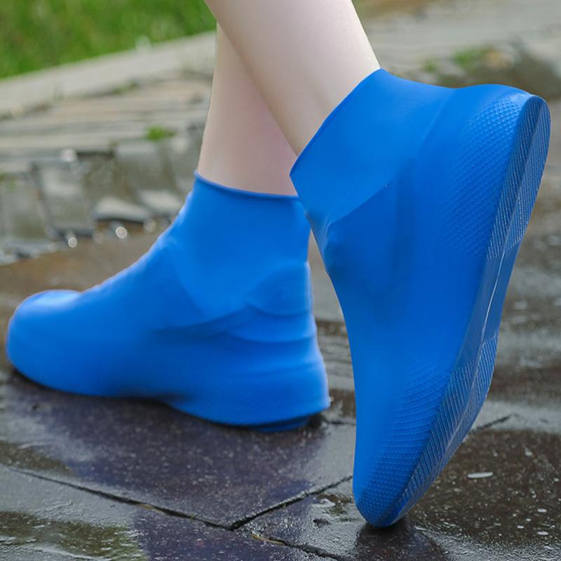 Portable Shoe Covers Wear Resistant Waterproof Outdoor Sports Rain Boot Anti Slip Reusable Non Slip Rain Commuting Shoe Covers