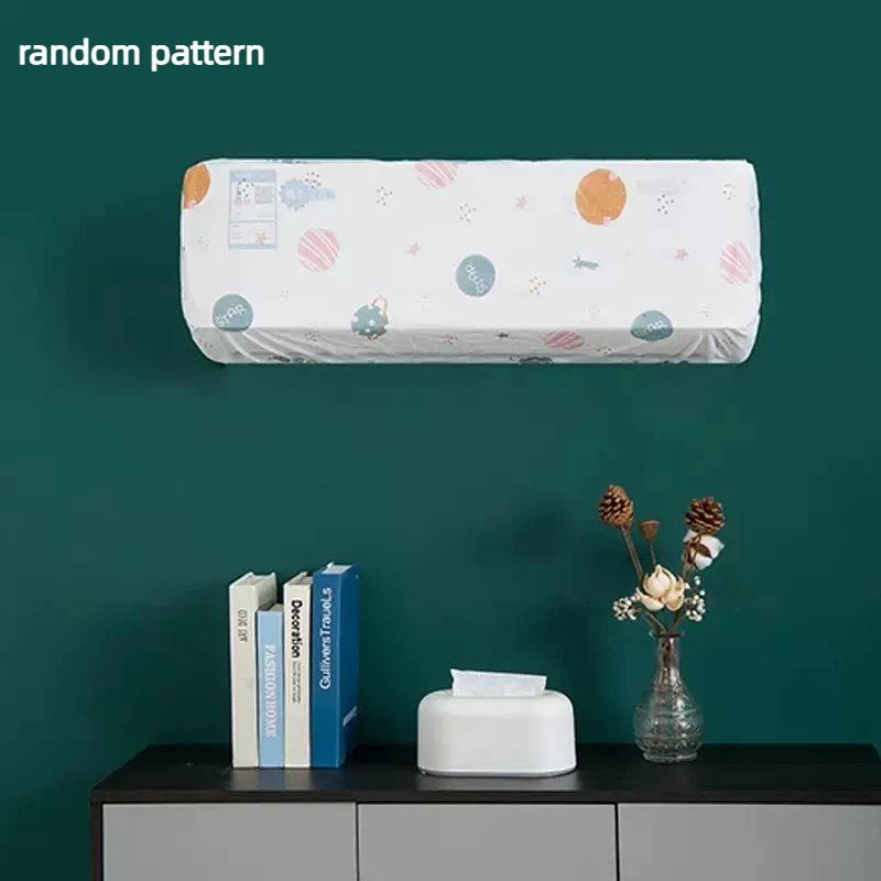 2Pcs Air Conditioner Dust Cover Wall Mounted Fan Universal Minimalist Creative Cartoon Washable Fan Cover Air Conditioner Cover