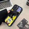 Cartoon Cute S-SpongeBob Anime Phone Case For IPhone 17 16 15 14 13 12 11 Air Plus Pro Max Soft Back Cover