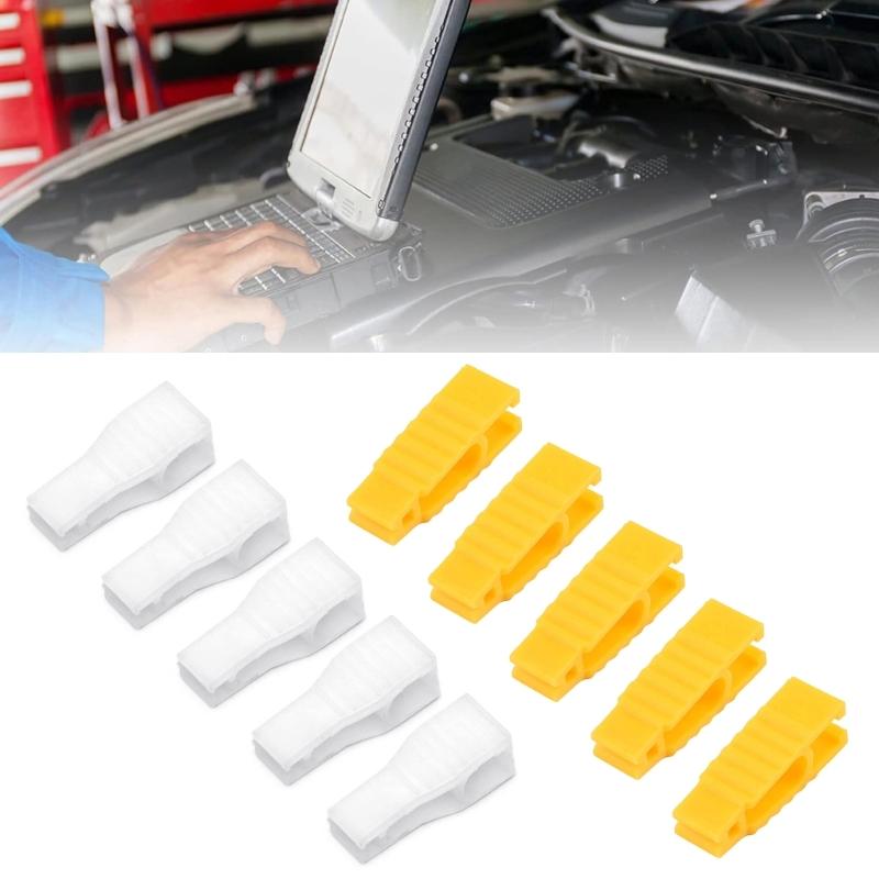 Set Of 5 Auto Fuses Pulling Tool Plastic with Not Slip Grip Vehicle Fuses Remover Hand Tool Plastic for Efficient Use