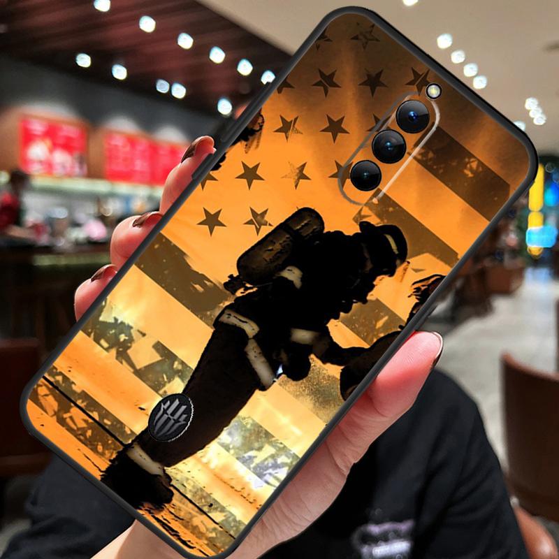 

Fireman Firefighter Case For ZTE Nubia Red Magic 10S 10 8 9 8S 9S 11 Pro Plus 10 Air 5G 6R 6 7 6S 7S Pro Cover RedMagic 10 Pro Plus