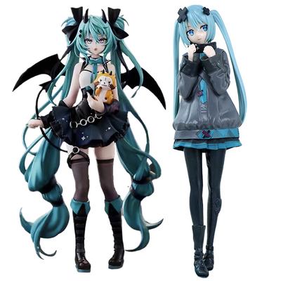 Anime Hatsune Miku In Einer Welt Mit Geschlossenen Fenstern Waschbär Anime Action Kwaii Miku PVC Figur Anime Peripherie Ornamente Geschenke