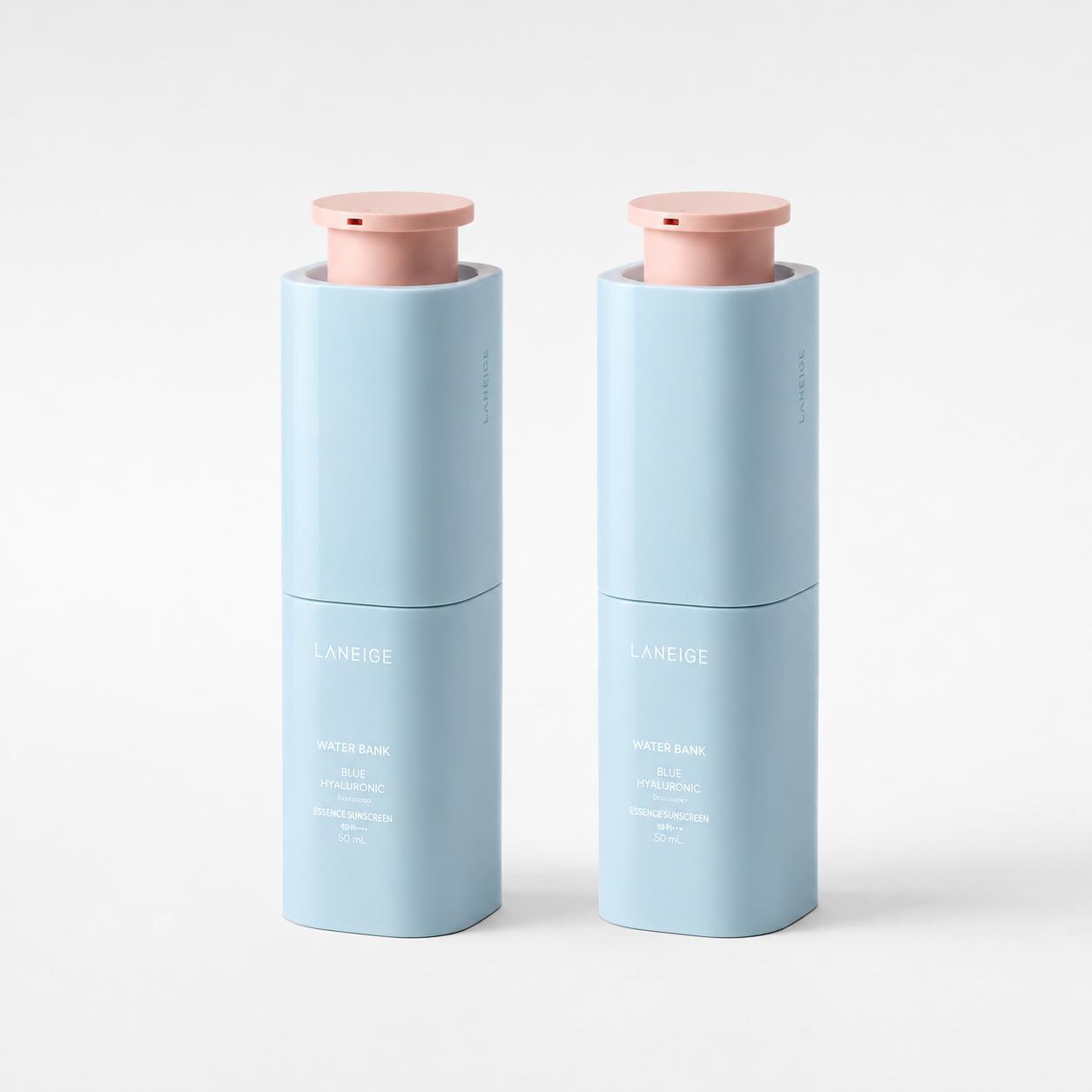 LANEIGE Water Bank Blue Hyaluron-Serum für alle Hauttypen, 50 ml (3 Optionen) 2PCS white