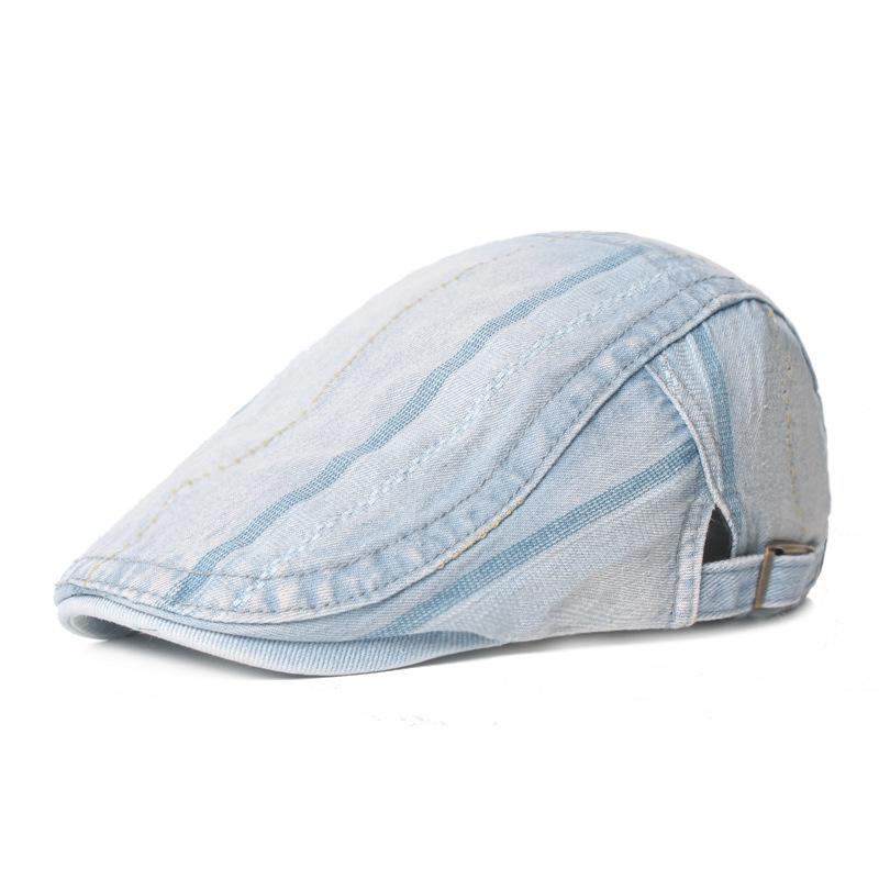 Cowboystoff Andetungehatt Herre Retro Fremoverlue Englandstil Beret Herre- og damehatt