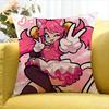 mew mew PINK Deltarune   Various Sizes Square Pillow Case For Car Home Bedchamber Decor