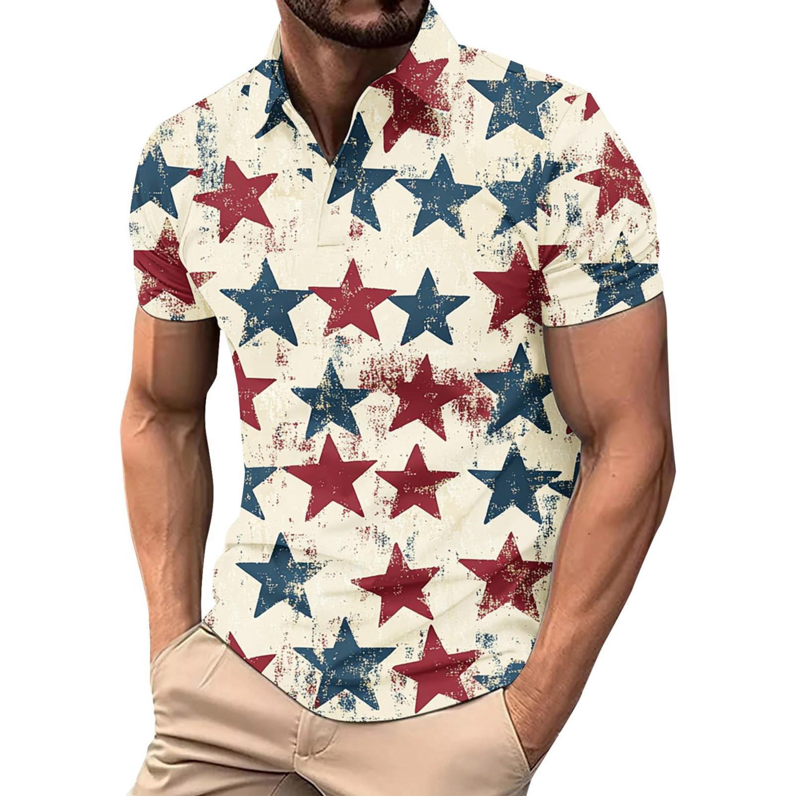 

Летний новый мужской повседневный воротник-стойка с коротким рукавом воротник рубашки XXL белый