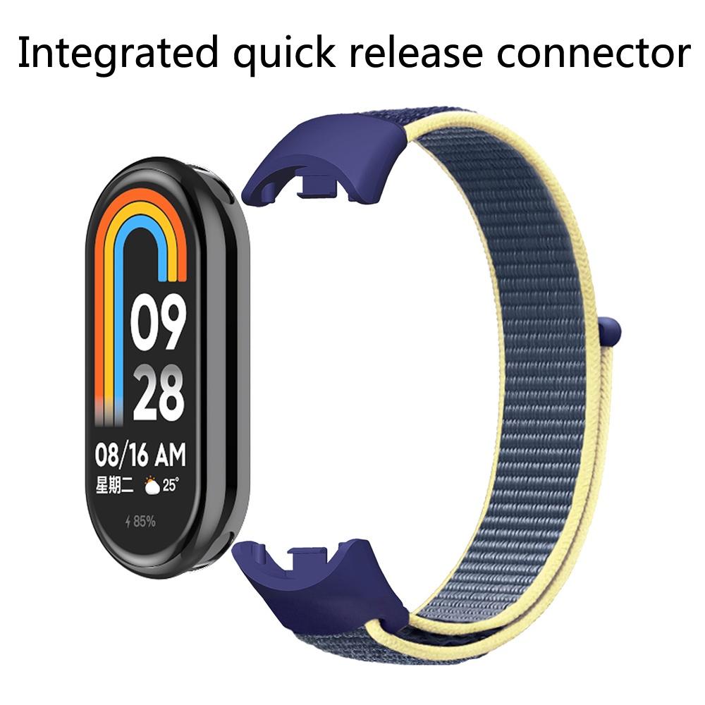 Nylon Loop for Mi Band 9 8 10 Bracelet SmartWatch Wristband Correa Replacement sport pulsera watchband xiaomi Miband9 NFC Strap