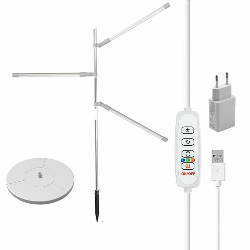 

XYM-Grow Light(4000+RB)-TX-WX 10W Indoor Succulent Plant Vegetable Fruit Growth Lamp Full Spectrum Plant Light Bar EU Plug