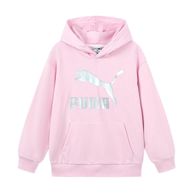 PUMA Sweatshirt SportstyleCLASSICS BIG LOGO HOODIE Dream Pink Kids 353924121205-60301 130