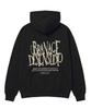 URBANAGE Wild Logo Oversized Fleece Hoodie_Black