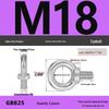 Lifting Eye Bolt Collection: Galvanized M8 & M10 with Ring for Mold