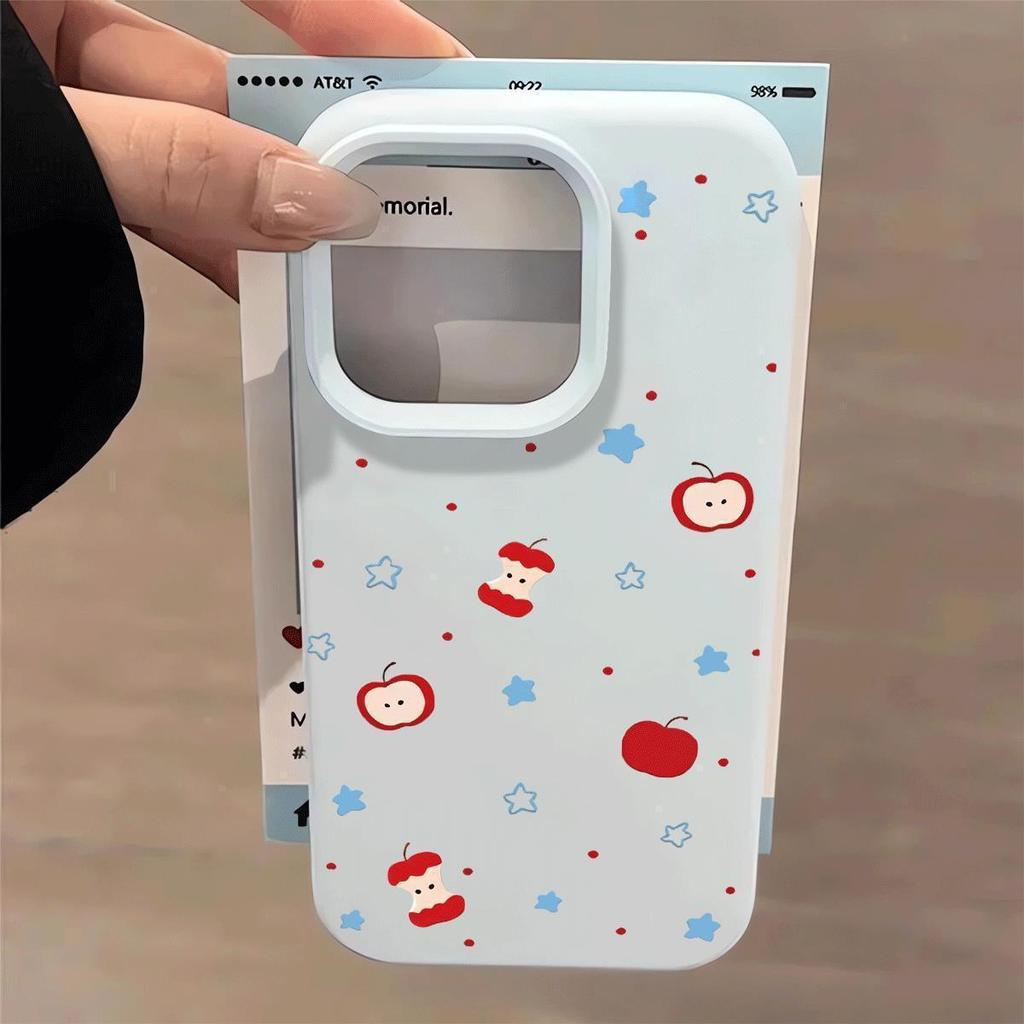 Creative Glutinous Rice Star Shell Case for 17 Pro Max, 16, 15 Pro, 14 Plus, 13