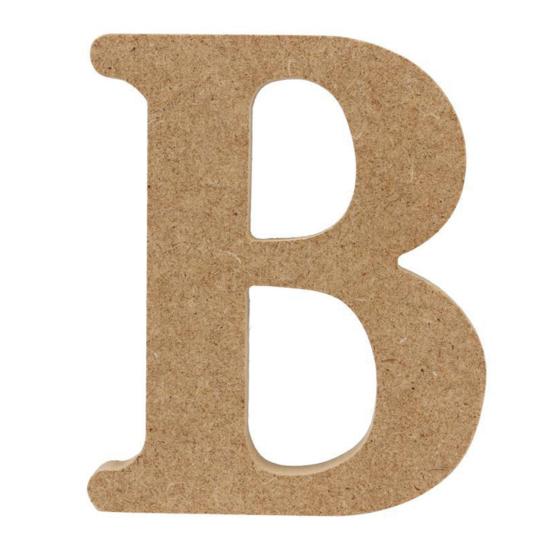 4 Inch Wooden Letters Large Alphabet Letters Sign for DIY Painting Art Crafts Wedding Home Wall Decor B