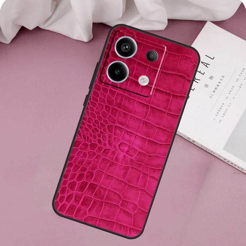 Crocodile Pattern Print Case For Xiaomi Redmi Note 14 13 12 11 10 9 Pro 11S 12S Redmi 14C 10C 12C 13C 15C 15 Cover