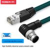 M12 til RJ45 Industrielt Ethernet-kabel