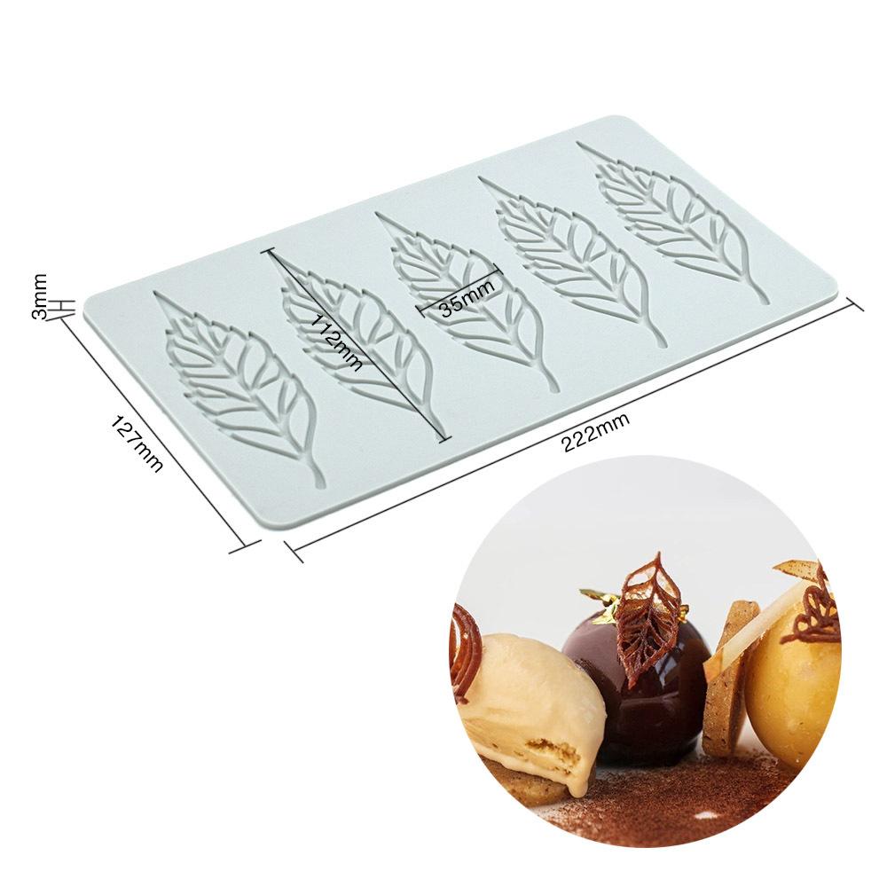 Multi-style Cake Lace Cushion Love Bubble Leaf Molecular Cuisine Creative Chinese Food Plate Silicone Mold Kitchen Baking Tool