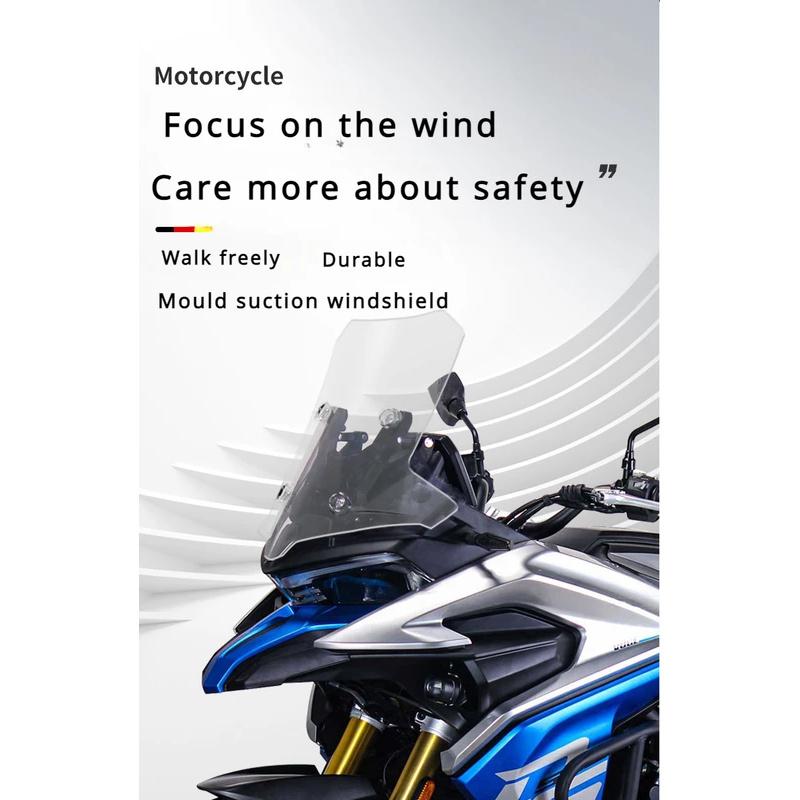 For VOGE  DS525X modified front windshield 525DSX heightening and widening imported windshield motorcycle accessories