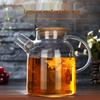 1800ml Glass Cold Water Pitcher with Bamboo Lid