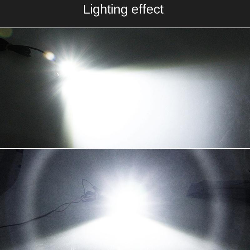 1x Car External LED Reversing Lamp 6500K Mini Auxiliary Reverse Light High Power Backup Camera Illumination System Accessories