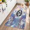 Flannel Kitchen Mat Manchester United Soft Area Rug Non Slip Floor Carpet Home Decoration