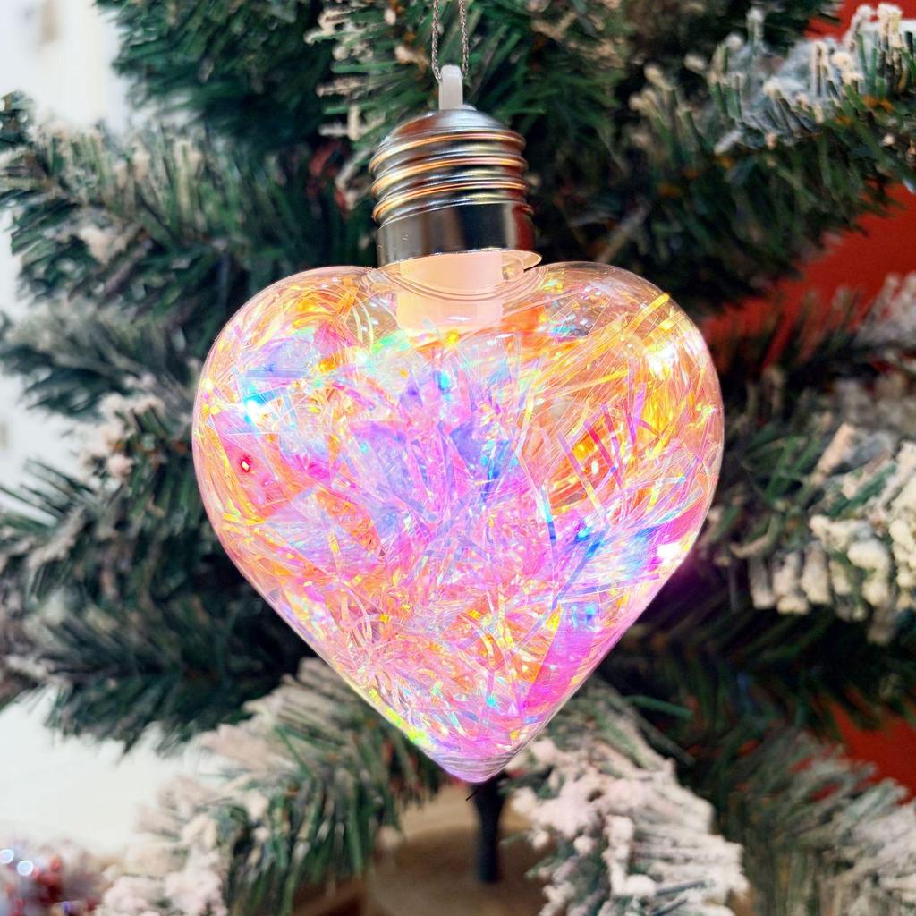 LED Luminous Pentagon-Star Christmas Ornament for Tree Decoration