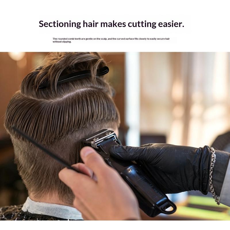 1 Pcs Salon Hair Clips Comb Wide Teeth Hairdressing Cutting Dying Hair Layering Clip Styling Clips Professional Barber Shop