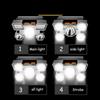 5 Lights LED Headlamp Strong Light Super Bright Head-Mounted Flashlight Outdoor Rechargeable Night Fishing Headlight Sources