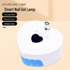 Wireless LED Nail Art Curing Lamp: Rechargeable, Fast-Drying, No Hand Blackening, UV Glue Compatible.