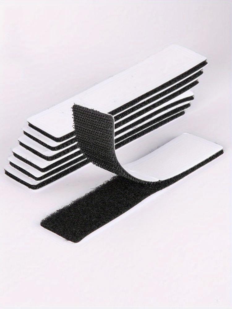20PCS Self-Adhesive Hook and Loop Strip, Adhesive Back Tape Fasteners Heavy Duty Mounting Strip Suitable for Home or Office Use