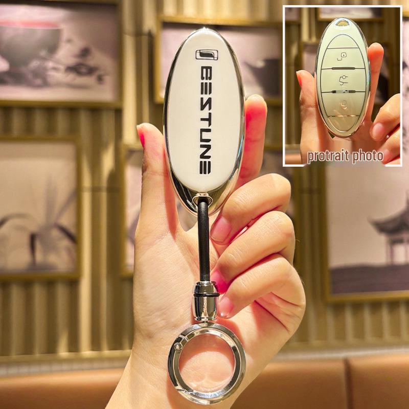 FAW Bestune Car Key Case: B70, T77pro, NAT Buckle, T55, T33, T99B70s Protection for Men & Women