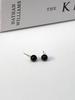 Mosxe [925 Silver] Onyx Earrings