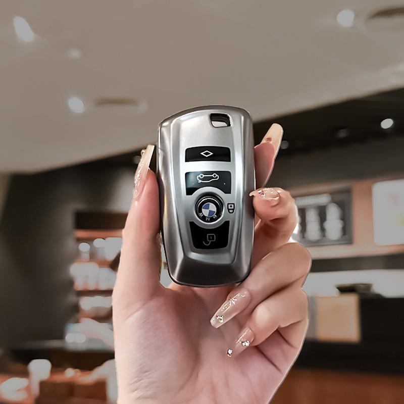 Car Key Case Cover TPU Shell Holder Keychain Accessory For BMW 1 3 5 7 Series X1 X3 X4 X5 F10 F15 F16 F20 F30 F18 F25 M3 M4 E34 GS1