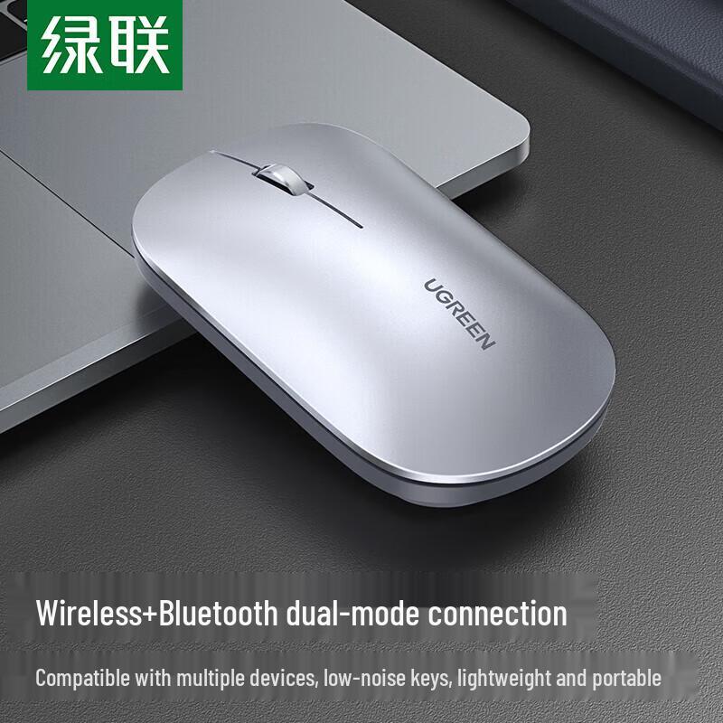 UGREEN Silent Ergonomic Dual-Mode Wireless Mouse