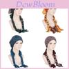 Fashion Knitted Headscarf For Women With Breathable Polyester Material And Adjustable Fit For Casual Wear