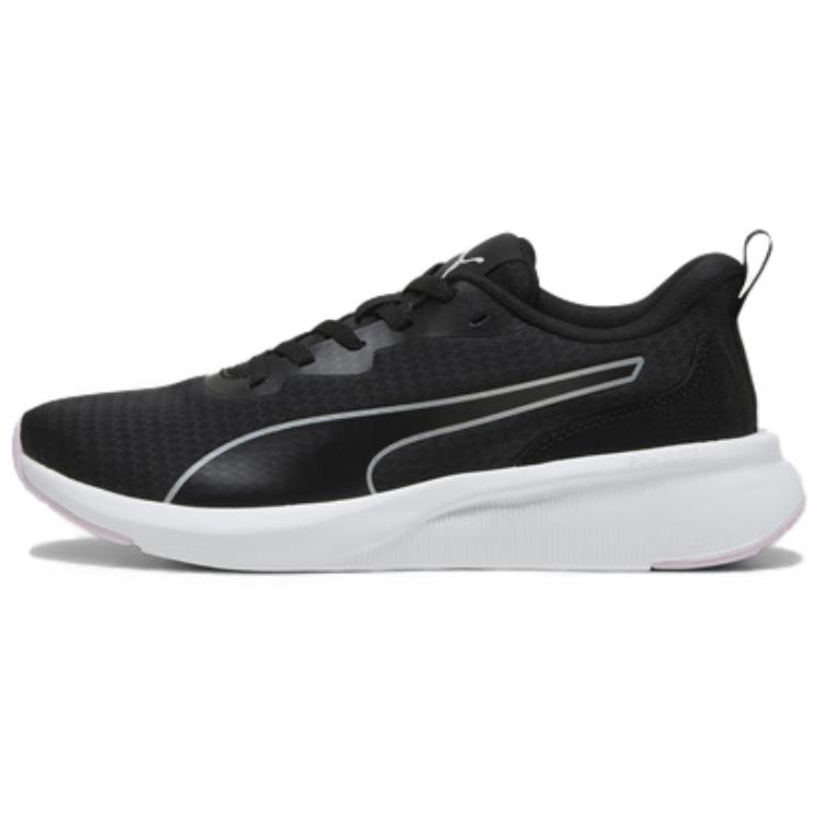 Puma Zapatillas de Running Unisex Flyer Lite Punta Redonda Cordones Amortiguación Antideslizantes Ligeras Caña Baja Zapatilla Negro Morado 378774-13